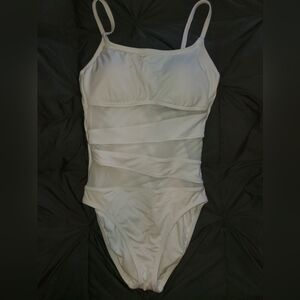 White One Piece Swimsuit